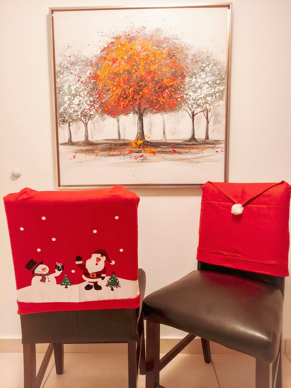 Santa & Snowman Chair Covers