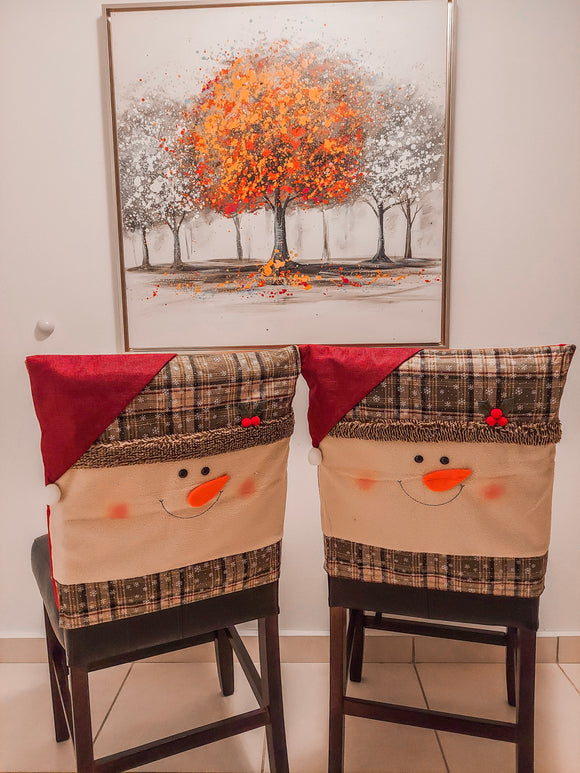 Snowman Christmas Chair Covers